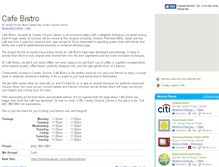 Tablet Screenshot of cafebistro.chalo.pk