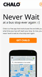 Mobile Screenshot of chalo.com