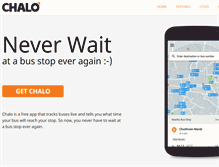 Tablet Screenshot of chalo.com