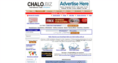 Desktop Screenshot of chalo.biz