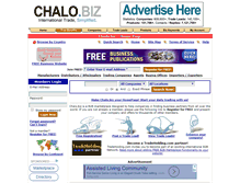 Tablet Screenshot of chalo.biz